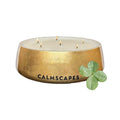 30oz Large 6-Wick Scented Candle BEIGE N' GOLD Bowl - Relaxing