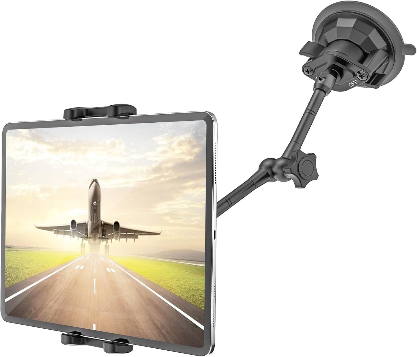 Aviation Tablet Holder for Pilots with High-Pressure Suction Cup