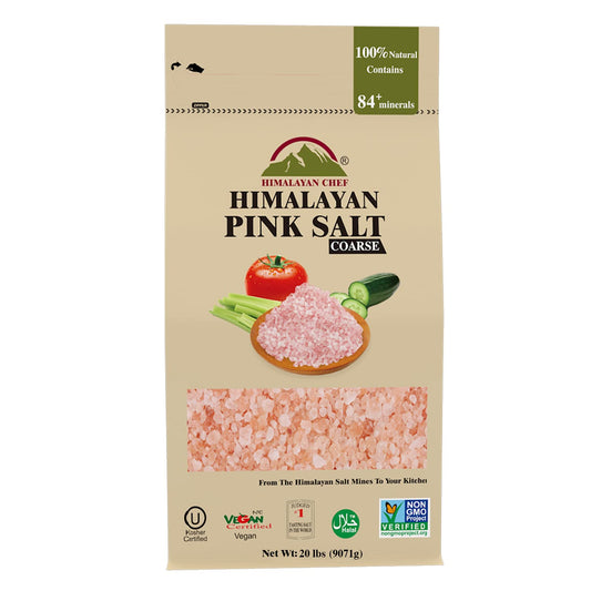 Himalayan Chef Pink Himalayan Salt Coarse Grain for Cooking