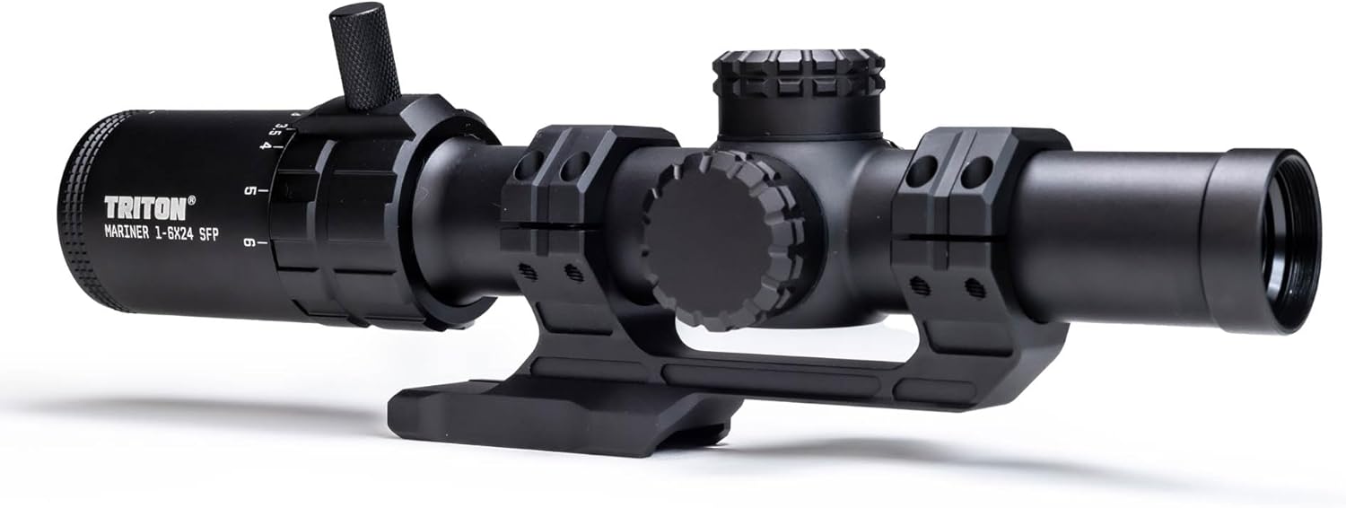 Triton Mariner 1-6x24 SFP LPVO Rifle Scope for Precision Shooting