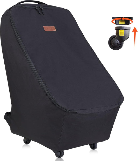 Car Seat Travel Bag for Airplane with Wheels - Premium Protection