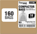 Ultrasac 18 Gallon Compactor Bags - Heavy Duty 2.5 MIL Quality