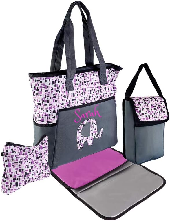 Personalized Large Diaper Knapsack for Stylish Parents