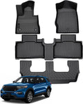 All Weather Floor Mats Fits Ford Explorer 2020-2025 7 Seat - Full TPE
