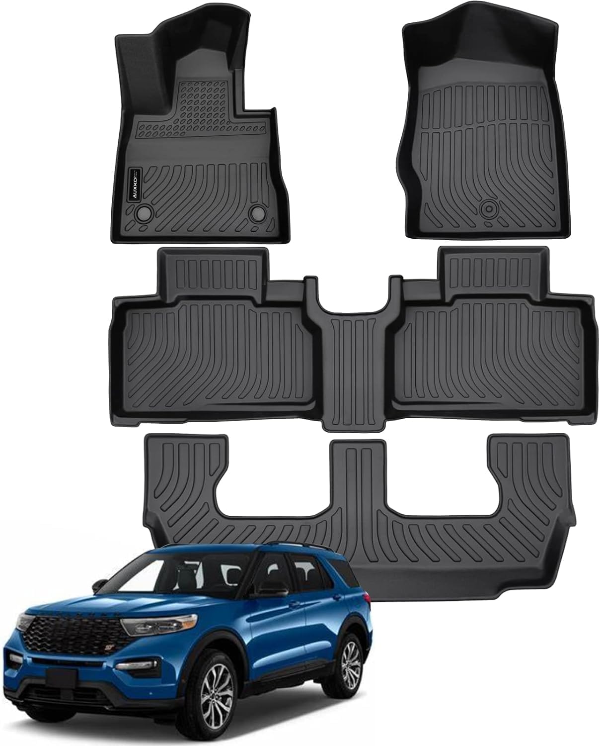 Auxko All Weather Floor Mats for Ford Explorer 2020-2025