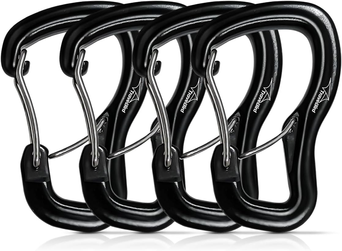 Ultra-Light Carabiners: 8KN Strength for All Adventures!
