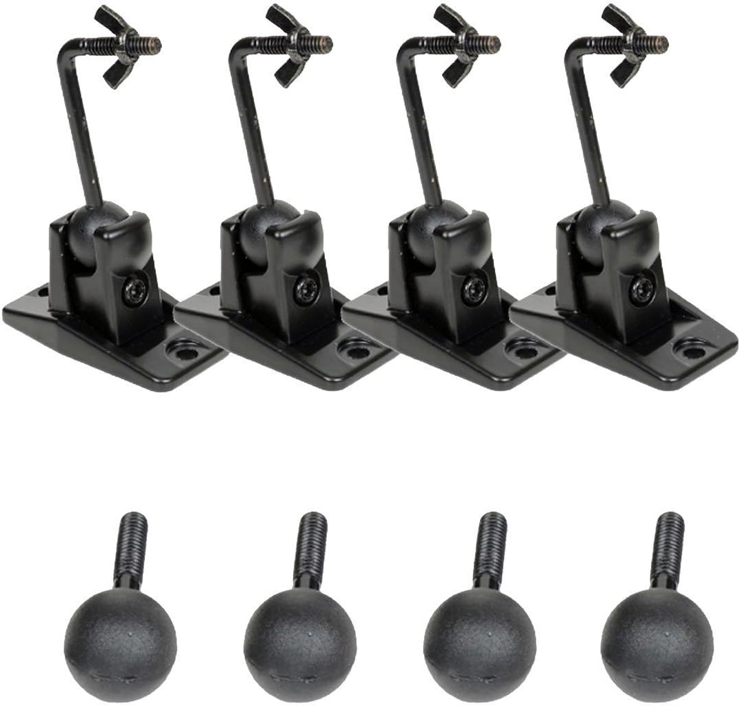 VideoSecu Satellite Surround Sound Speaker Mount Brackets for Home