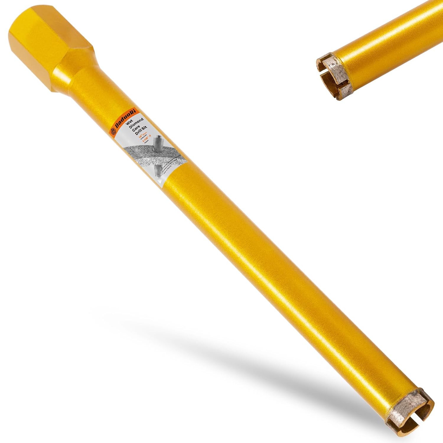 1 1/4 Inch Wet Core Drill Bit for Concrete and Masonry Work