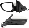 Left Driver Side Door Mirror Assembly Compatible with Honda Civic