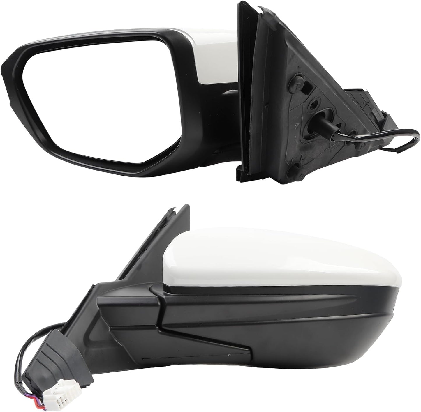 Dasbecan Left Driver Side Door Mirror Assembly for Honda Civic