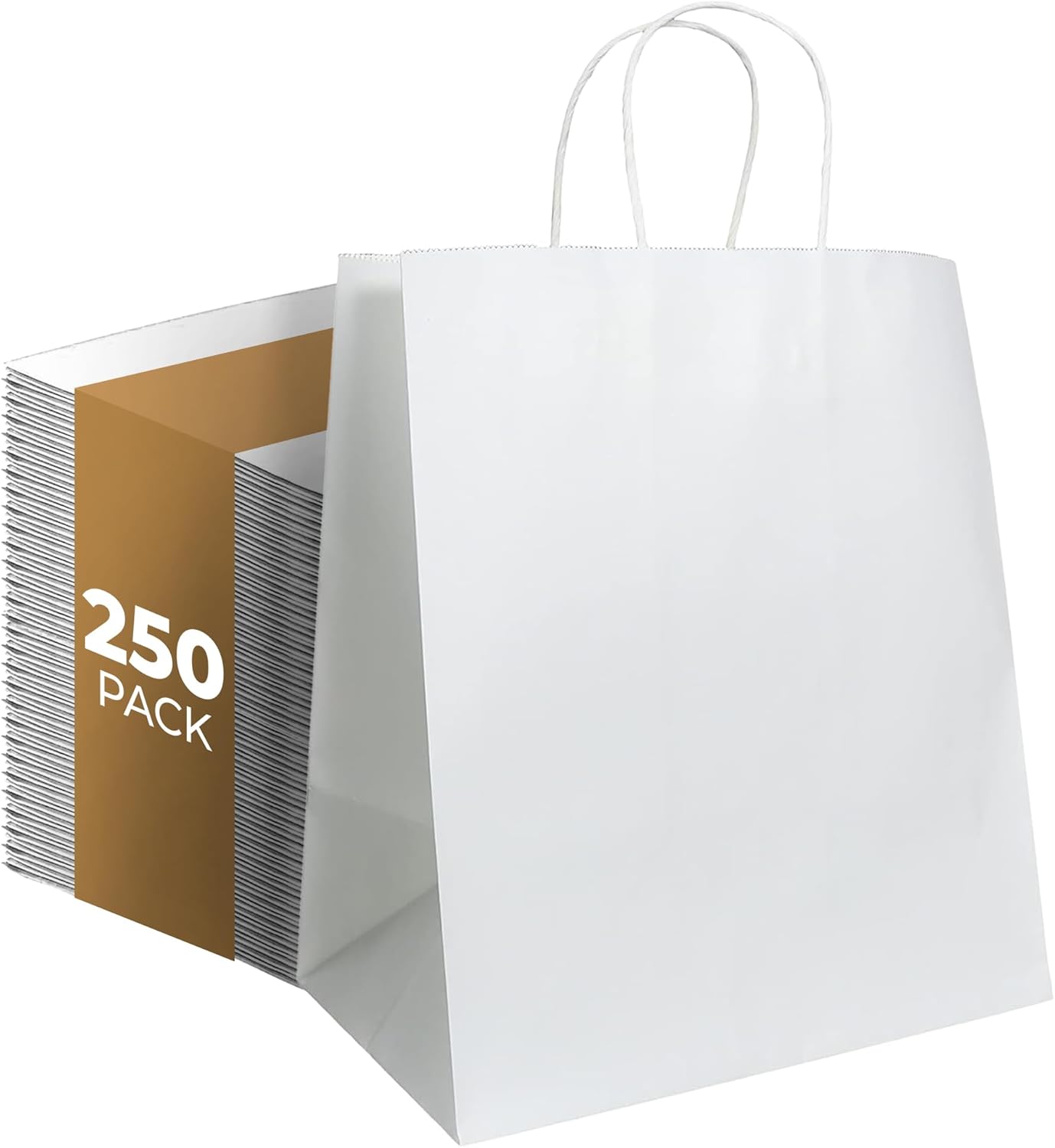 PTP BAGS White 10in x 7in x 12in Bistrot Bags for All Uses