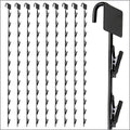 Clip Strip 10 Pack Heavy Duty Metal Merchandising Strips - Durable