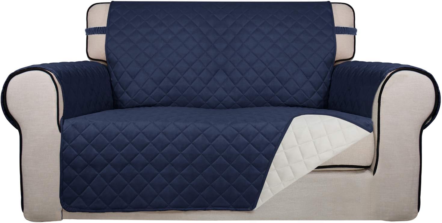 PureFit Reversible Quilted Sofa Cover for Loveseat Protection