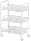 JANE EYRE 3-Tier Rolling Utility Storage Rack Cart - Easy Assemble