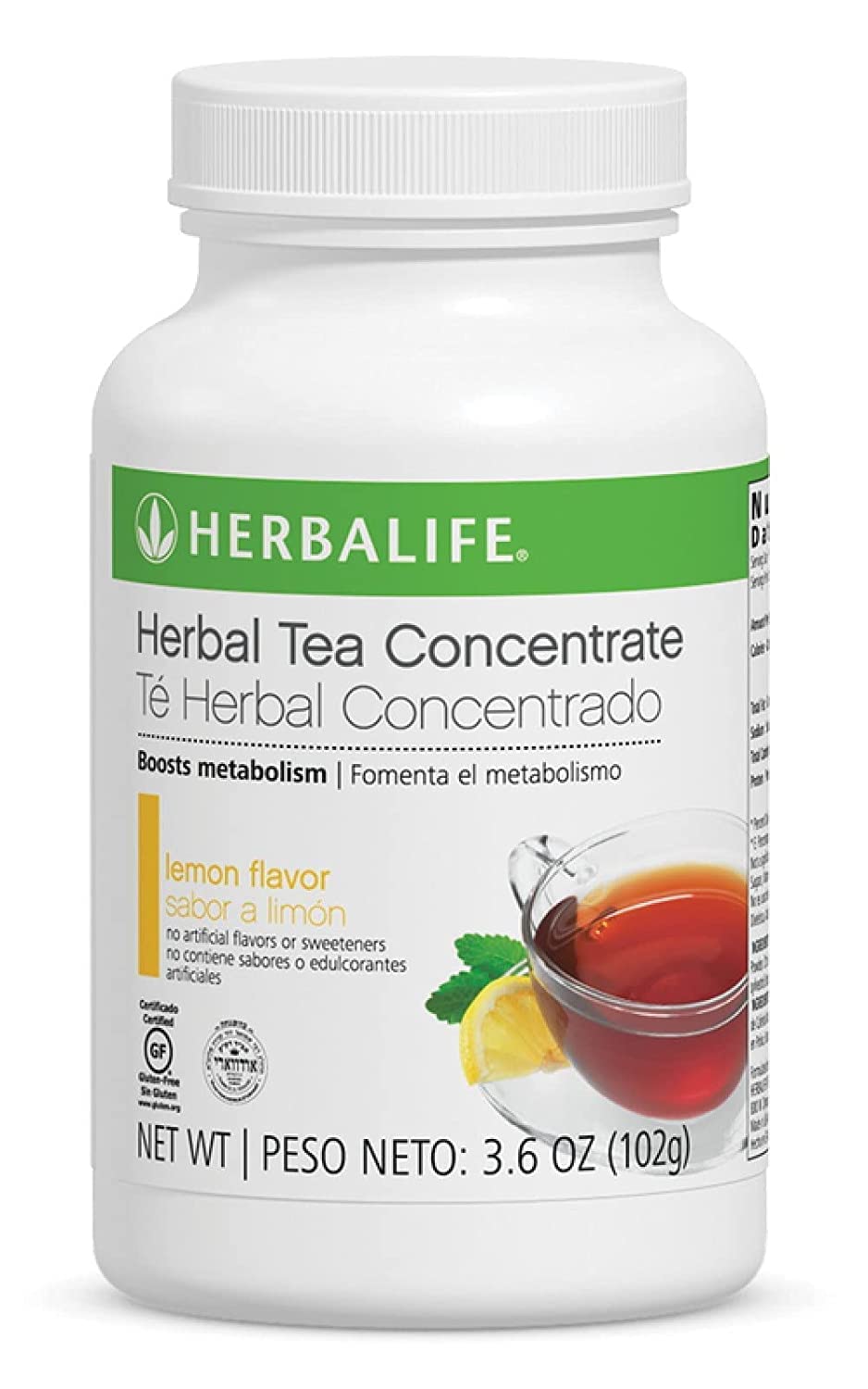 Herbalife Herbal Tea Concentrate: Energizing Lemon Flavor Boost