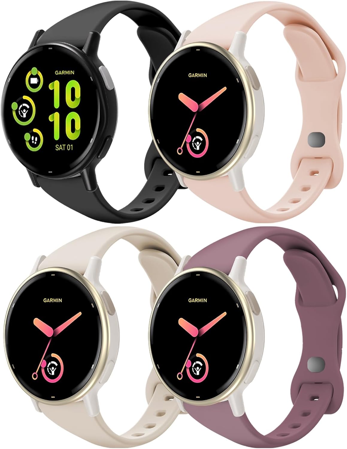 Slim Silicone Bands for Garmin Watches - EverAct