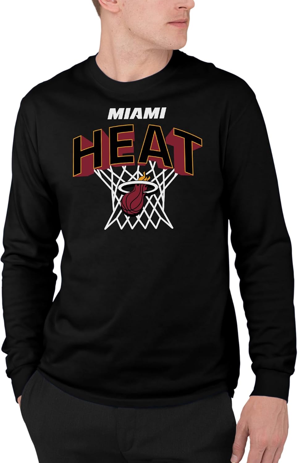 NBA Nothing But Net Long Sleeve Fan Tee for Men and Women