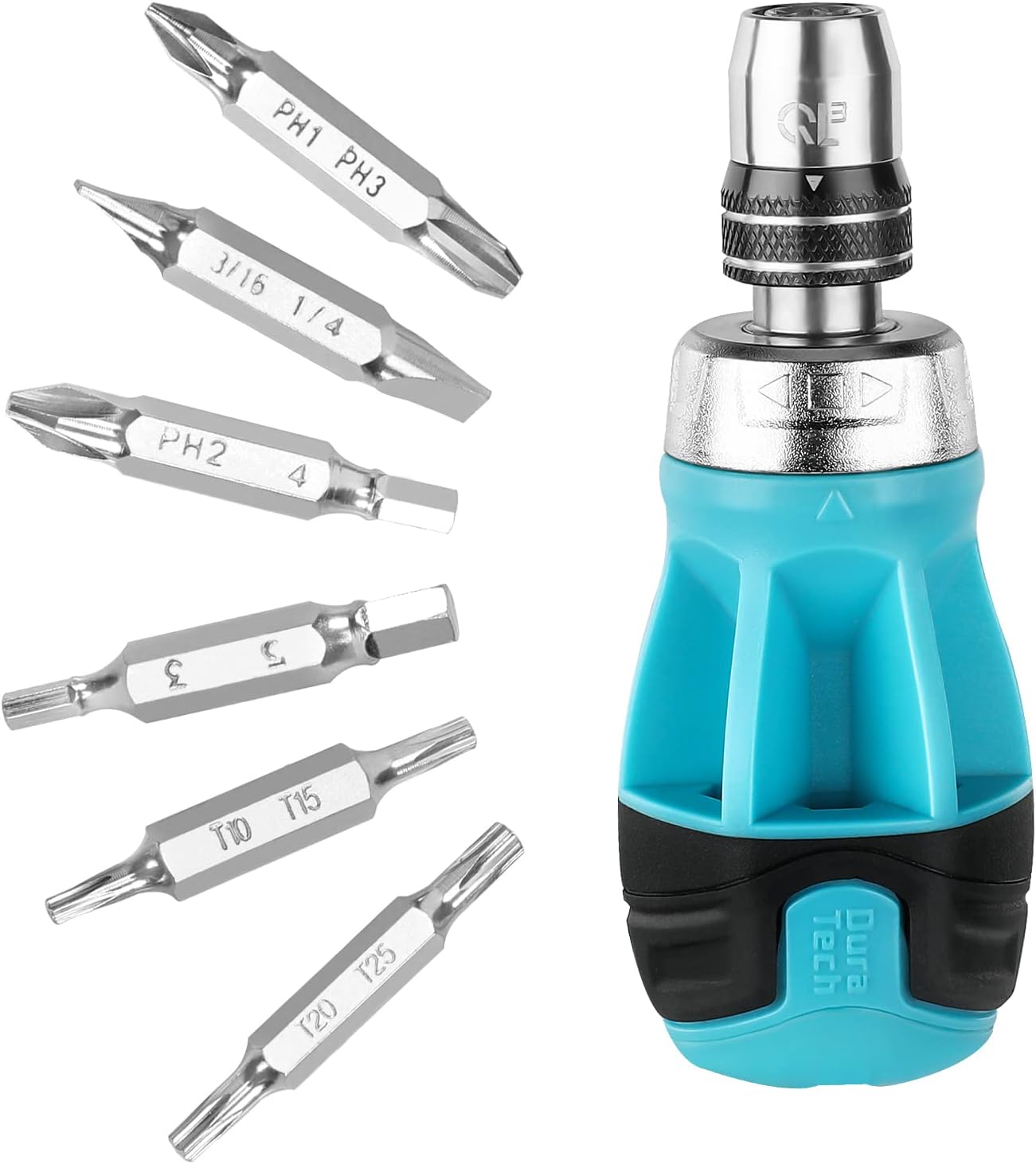 DURATECH 12-in-1 Ratchet Screwdriver Set