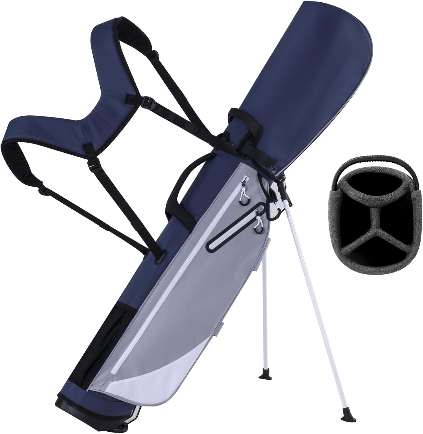 Lightweight Golf Stand Bag with 4-Way Dividers for Easy Carry