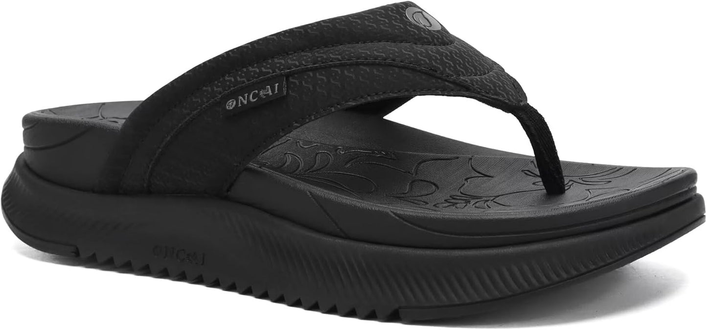 ONCAI Women's Orthotic Cushion Flip Flops for Summer Comfort