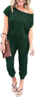 PRETTYGARDEN Off Shoulder Jumpsuit for Women - Comfortable Summer Look