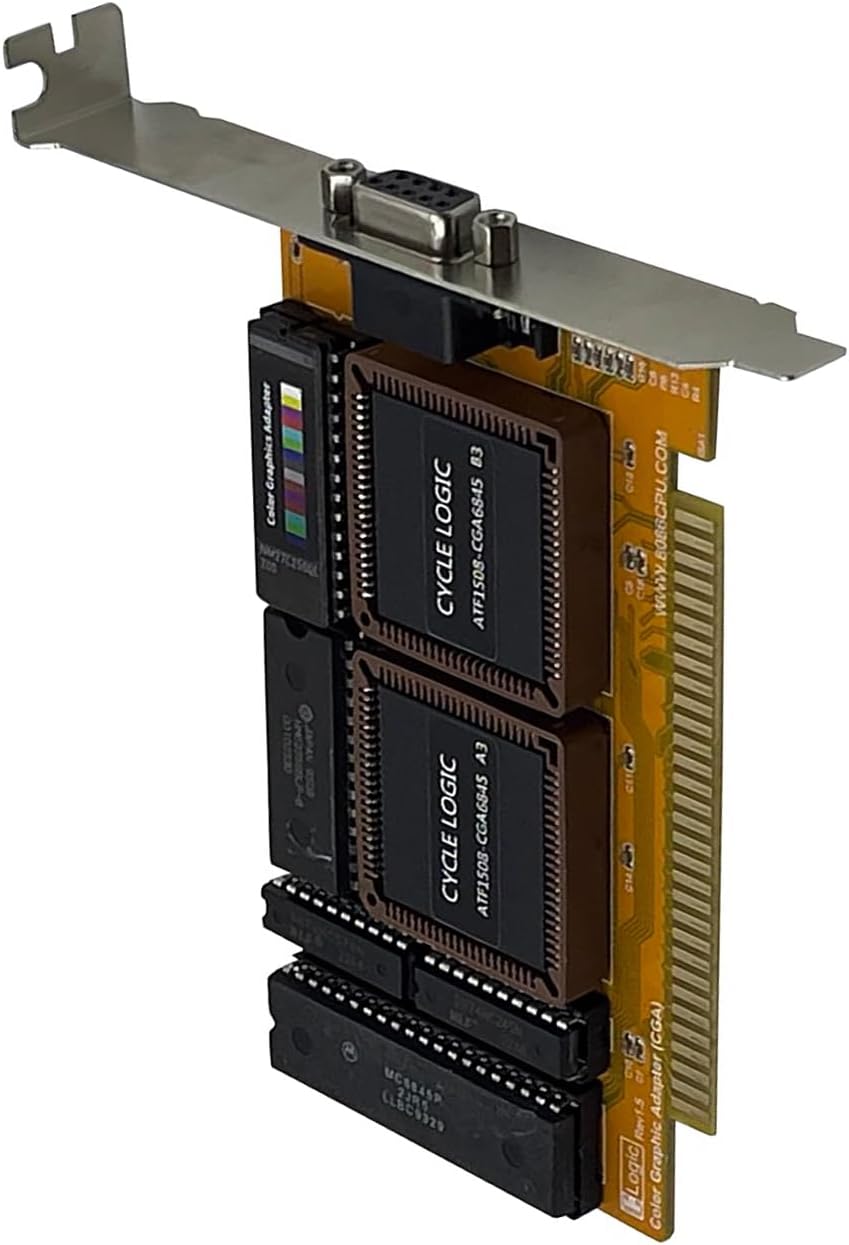 Retro CGA Graphics Card for IBM PC | 16KB Memory