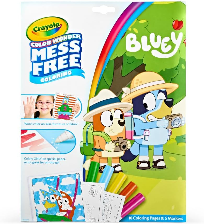 Bluey Color Wonder Set: Mess-Free Fun for Toddlers