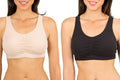 Fruit of the Loom Women's 2-Pack Shirred Front Sport Bra Review