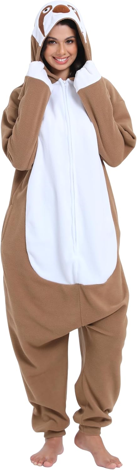 Wishliker Adult Onesie Animal Pajamas for Halloween Fun