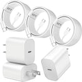 Fast iPhone 17 16 15 Charger Type C 3-Pack - 20W Quick Charge