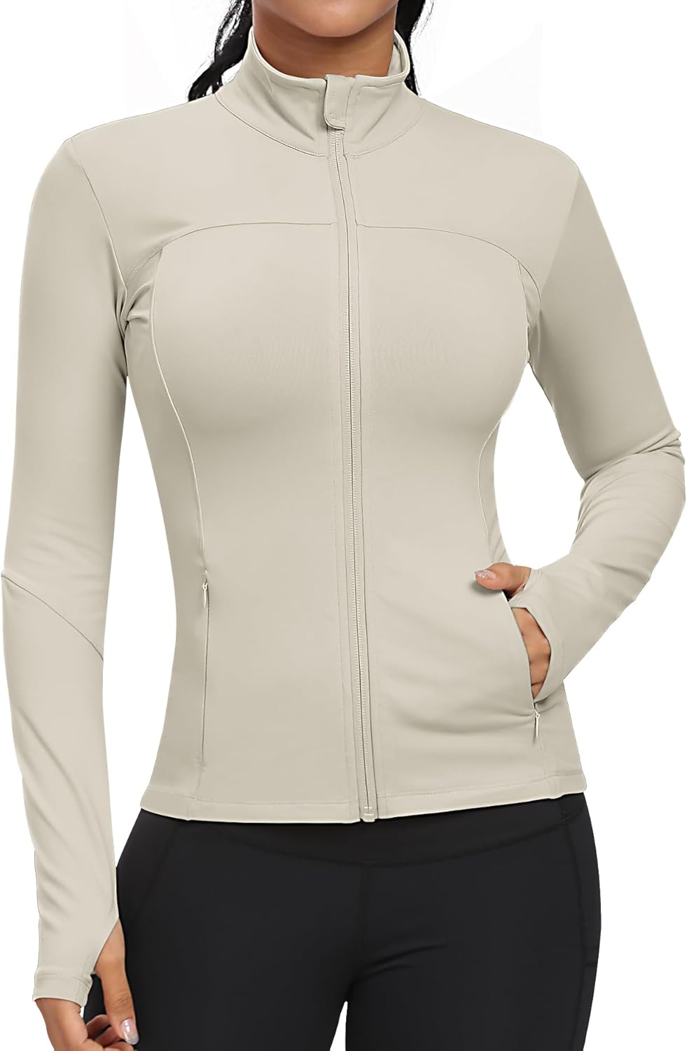 GYM RAINBOW Workout Jackets for Women - Full Zip Athletic Jacket