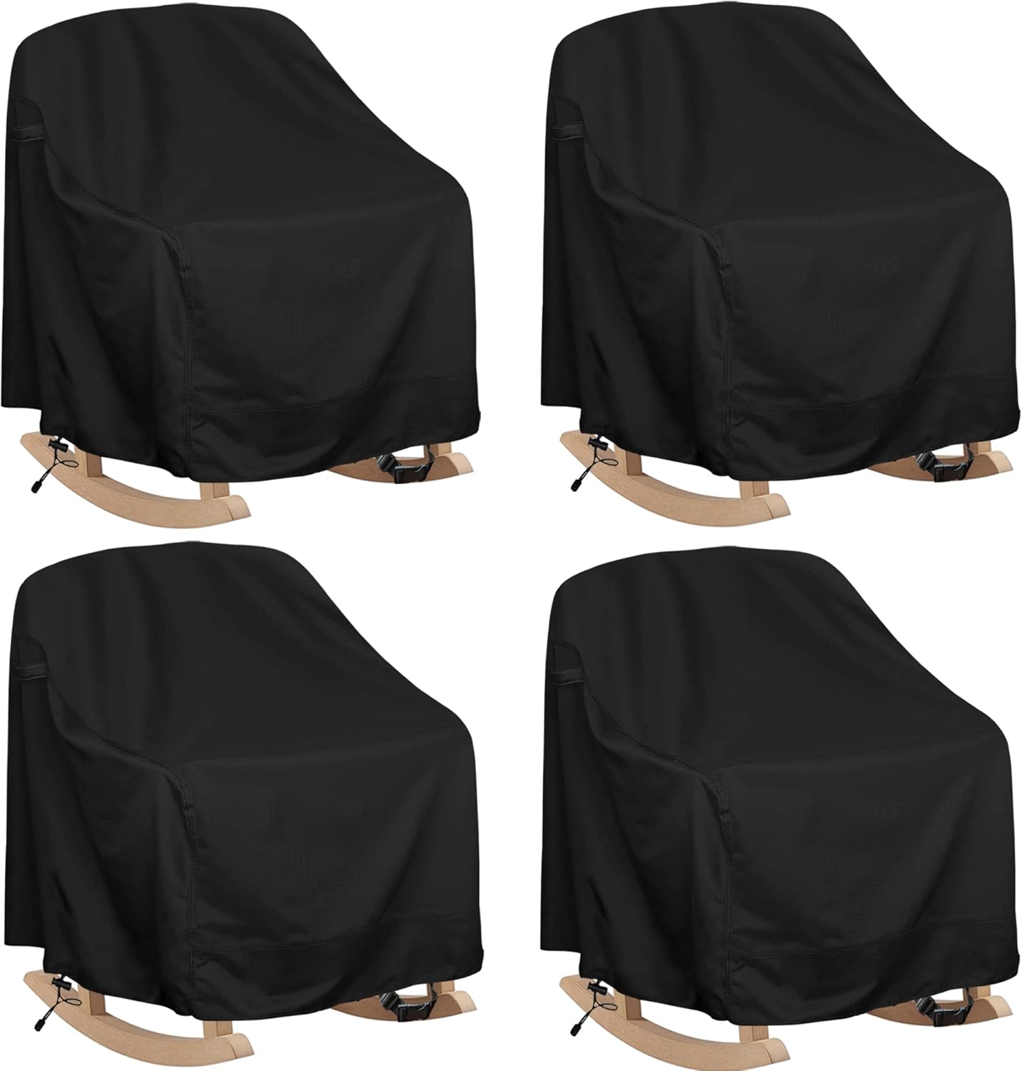 4 Pack Patio Chair Covers - Waterproof & UV Resistant!