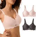 Jelly Bras for Women - Wireless Seamless T-Shirt Bra Comfort