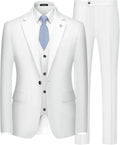 MAGE MALE Tailored Slim Fit Tuxedo Suit for Weddings and Events