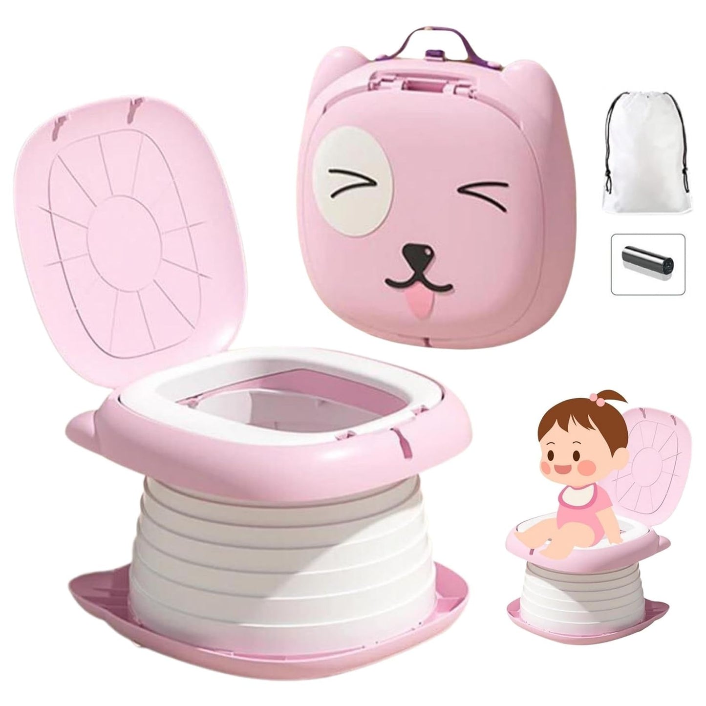Portable Cat Design Travel Potty for Toddler by MooieBaby
