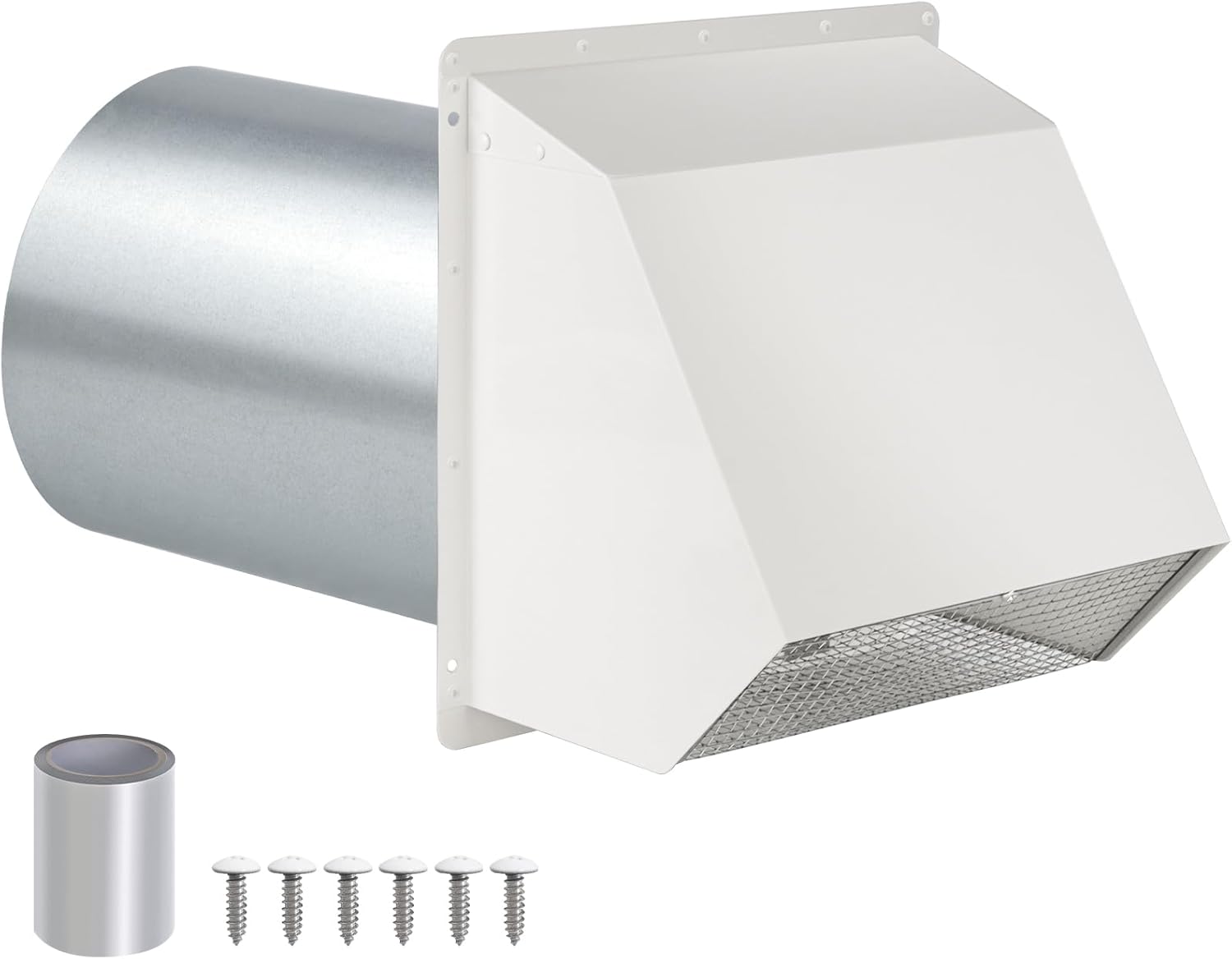 4 Inch Dryer Vent Cover for Efficient Outdoor Air Exhaust