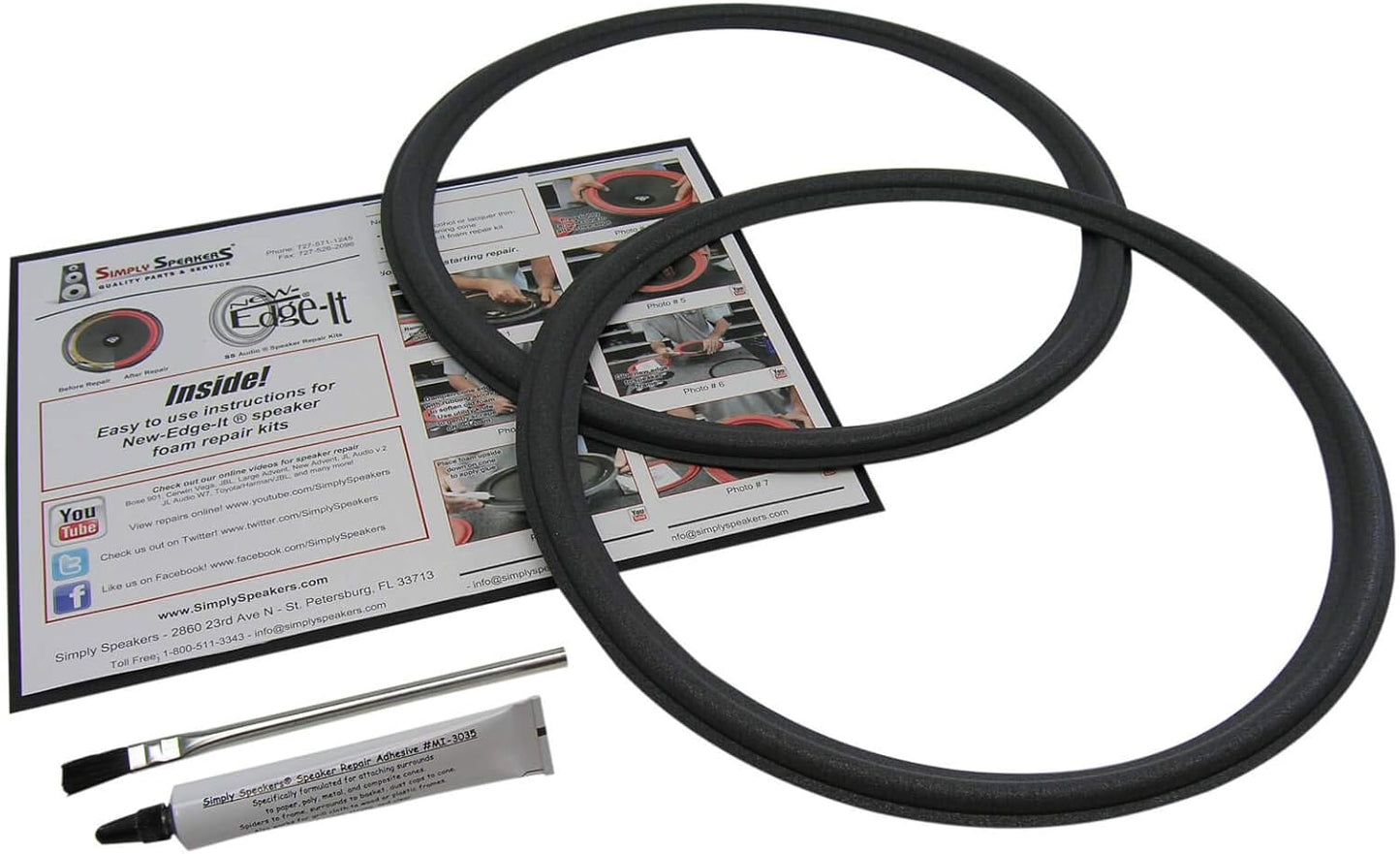 Simply Speakers Foam Speaker Repair Kit for JBL 14 Inch LE14