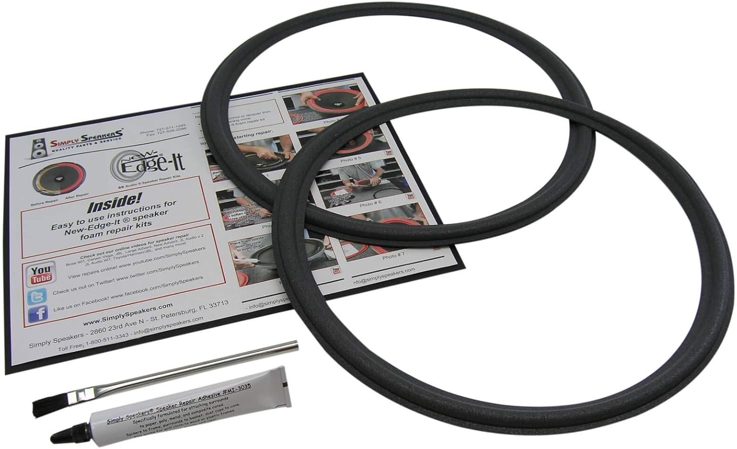 Simply Speakers Foam Speaker Repair Kit for JBL 14 Inch LE14
