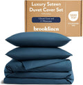 Luxury Sateen Duvet Cover Set King/Cali King - Soft, Slight Sheen