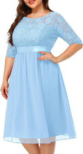 Beautiful Plus Size Lace Chiffon Dresses for Every Celebration