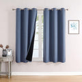 100% Blackout Curtains 63 in for Bedroom - Total Light Block