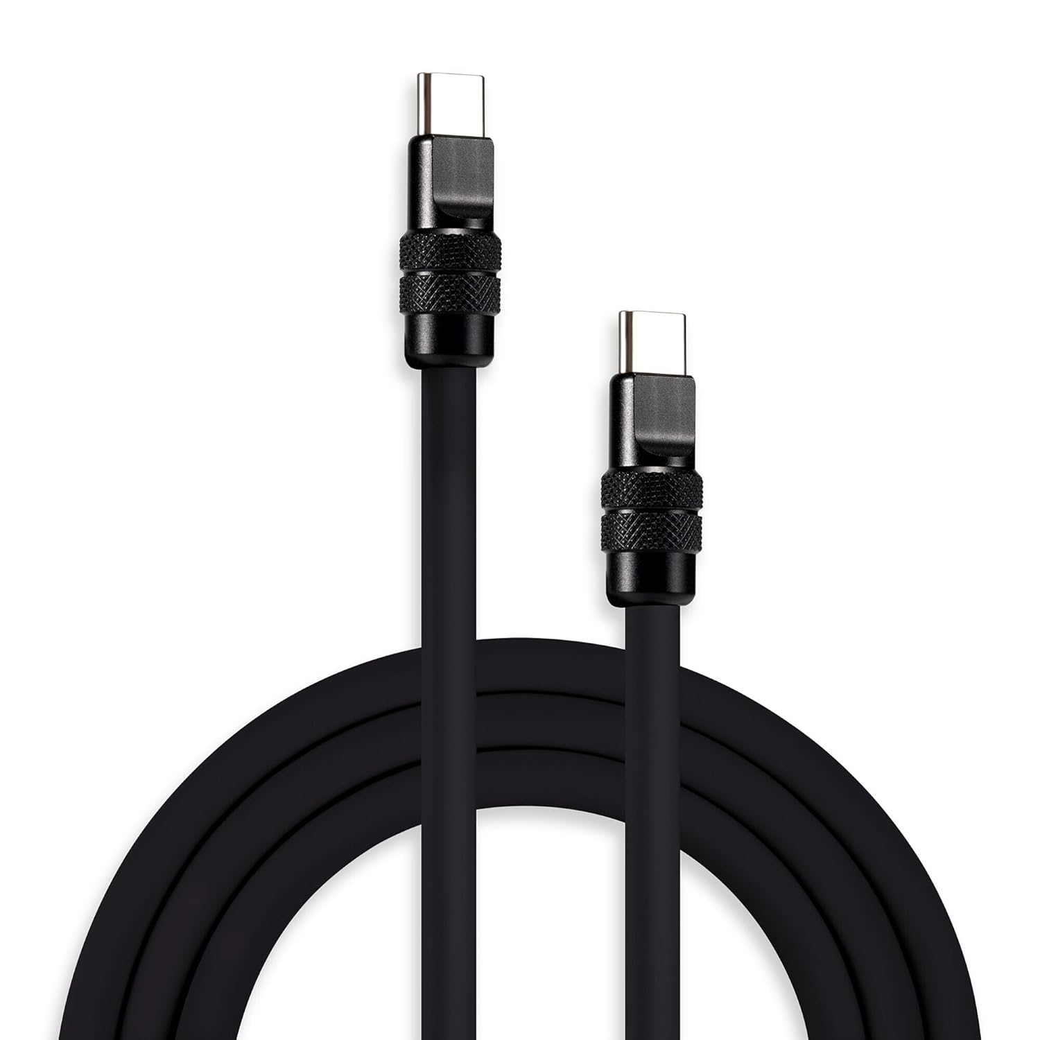 Fast Charge with Black Samurai Type C Cable