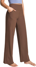 BUBBLELIME High Waist Wide Leg Yoga Pants - Tummy Control & Pockets We