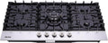 36 Inch Gas Cooktop Built-in Tempered Glass 5 Burners - Versatile Home
