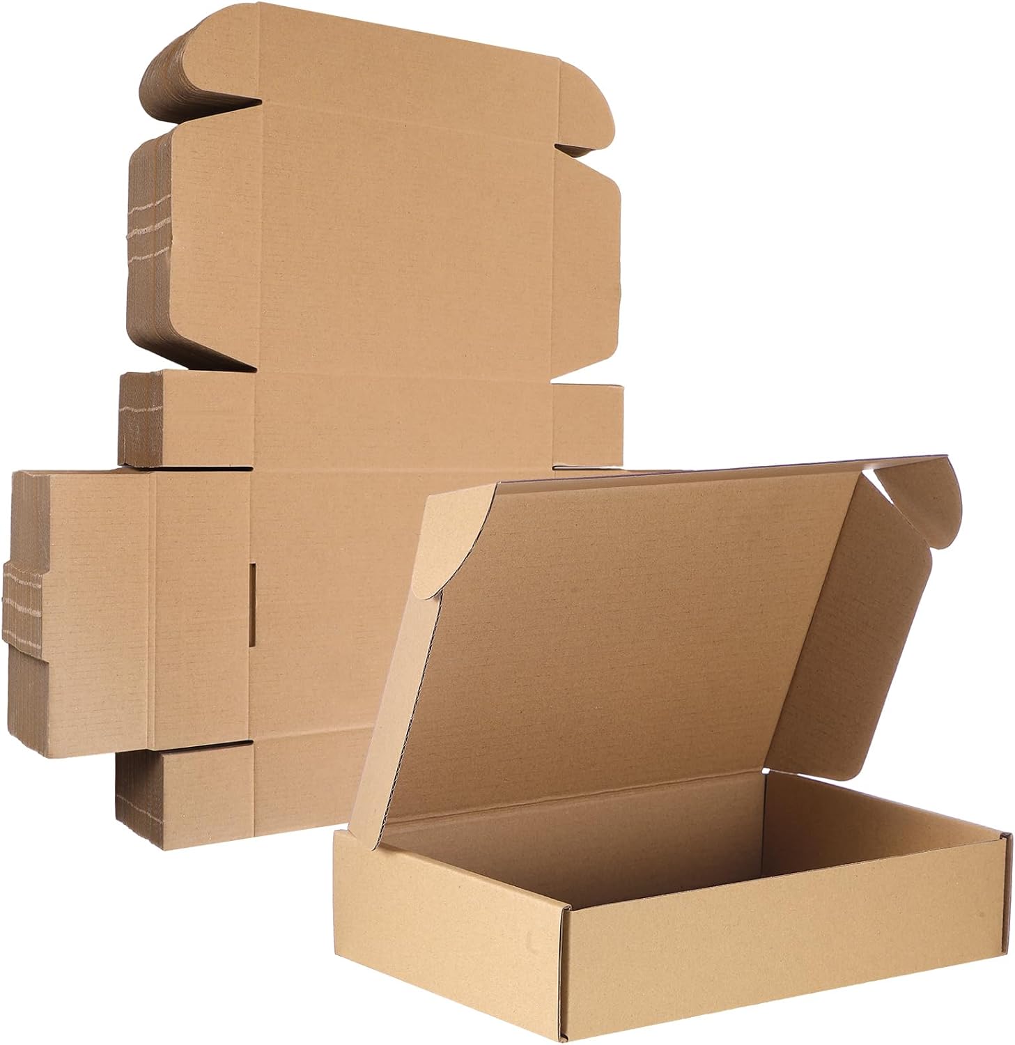 Qilery 200 Pcs Shipping Boxes for Small Business Present Needs