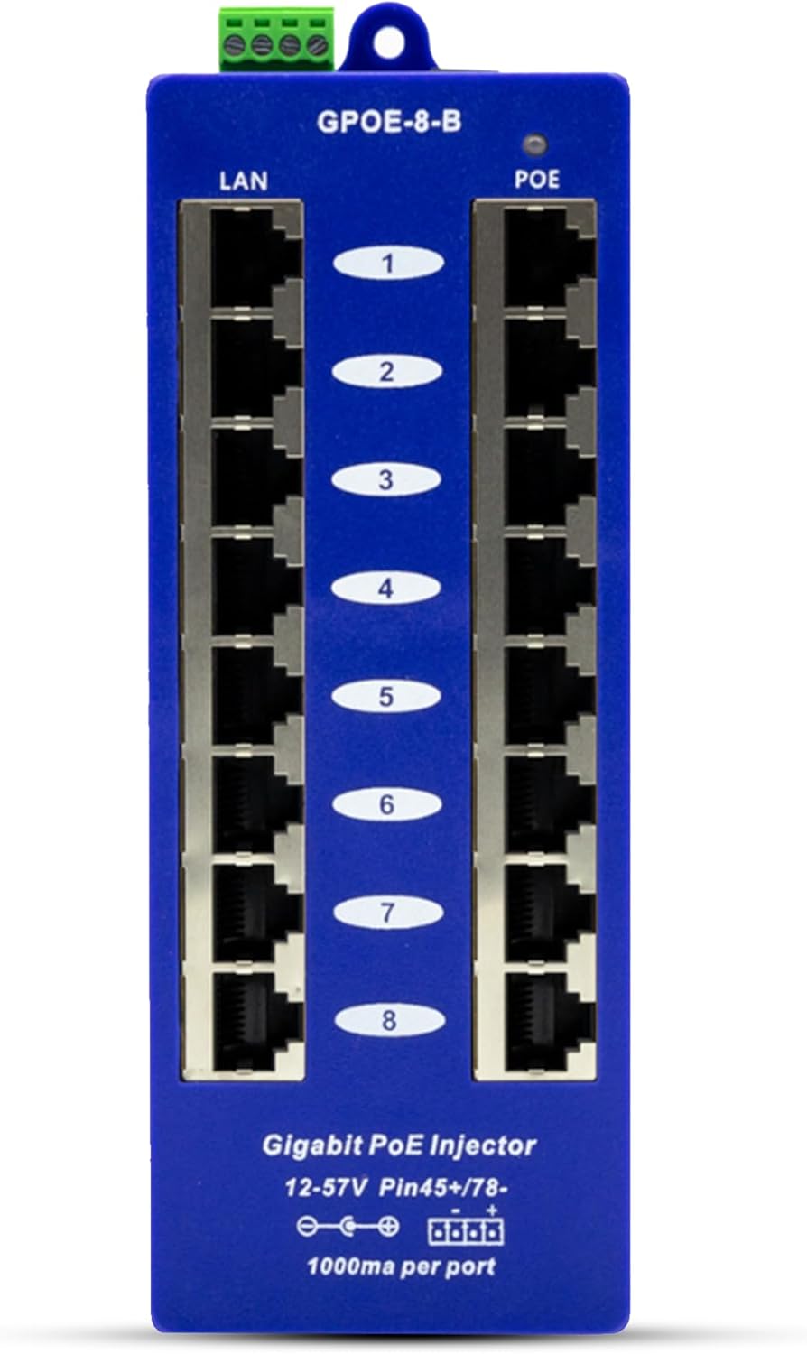 Power Up Your Network with PoE Texas GPOE-8B