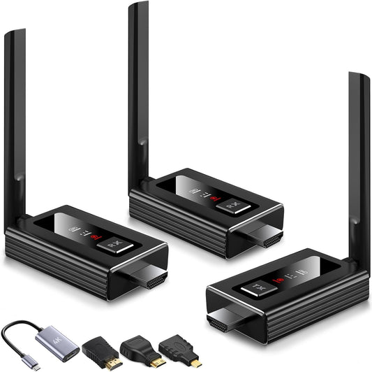 Wireless HDMI Splitter and Transmitter Kit for Multiple Displays