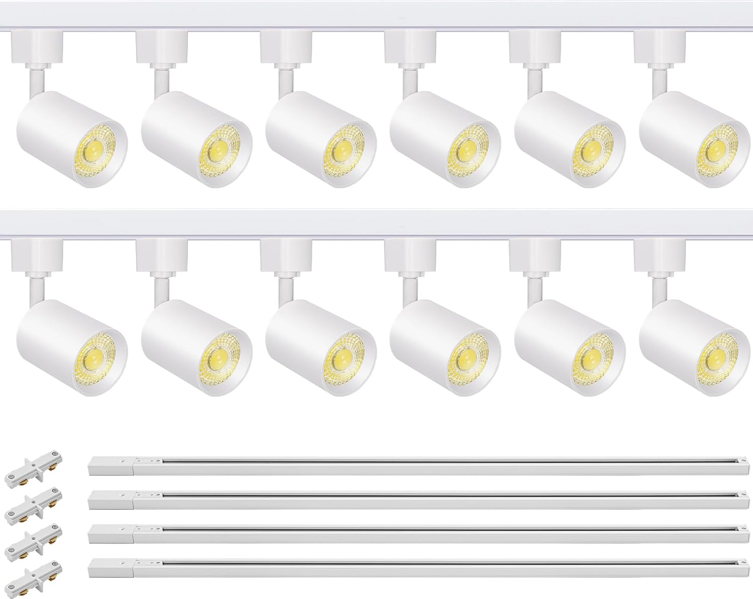 VANoopee 12-Light LED Track Lighting Kit for Modern Spaces