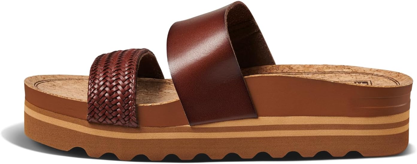 Reef Women's Cushion Vista Hi Platform Sandals for Comfort