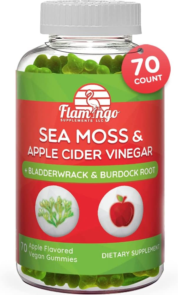 Organic Sea Moss & ACV Gummies - Boost Energy & Immunity